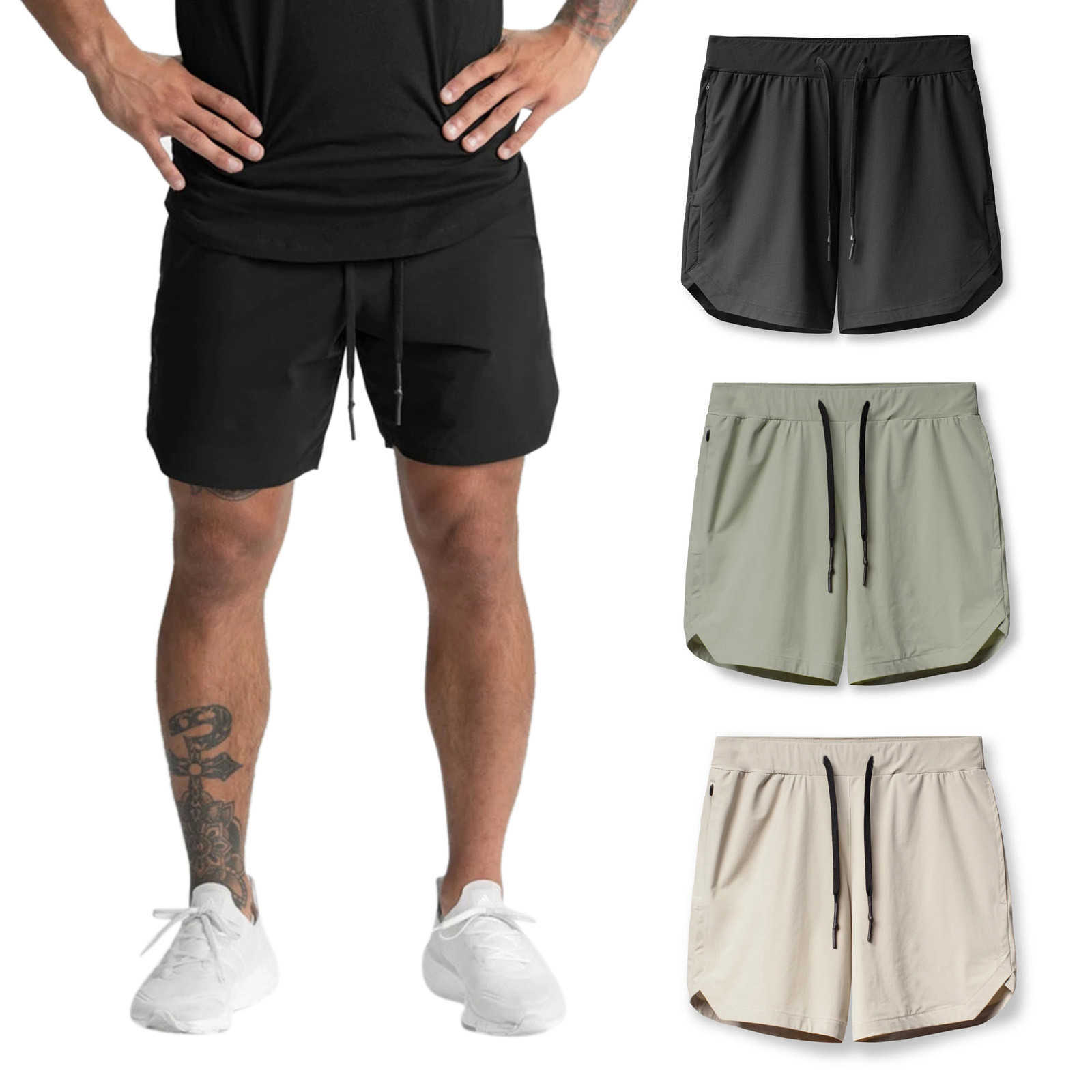 Men's Shorts Casual Youth Men's Color Running Solid Sweatpants Fitness Summer Shorts Men's Pants Trend Men's Pants Walking Clothes for Men AA230529