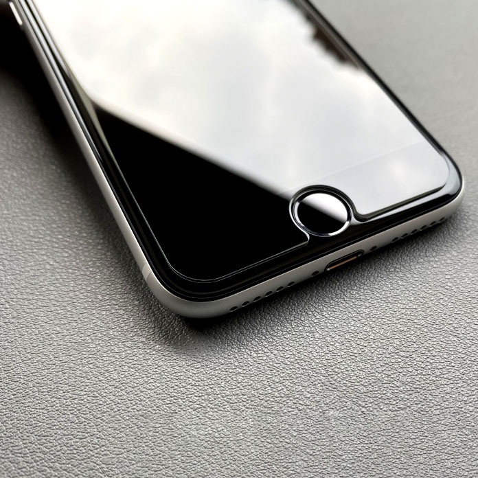 Protecteur d'écran de haute qualité pour iPhone 7 8 SE2022 SE3 2 verre trempé sans bord blanc Film de protection 2.5D 9H