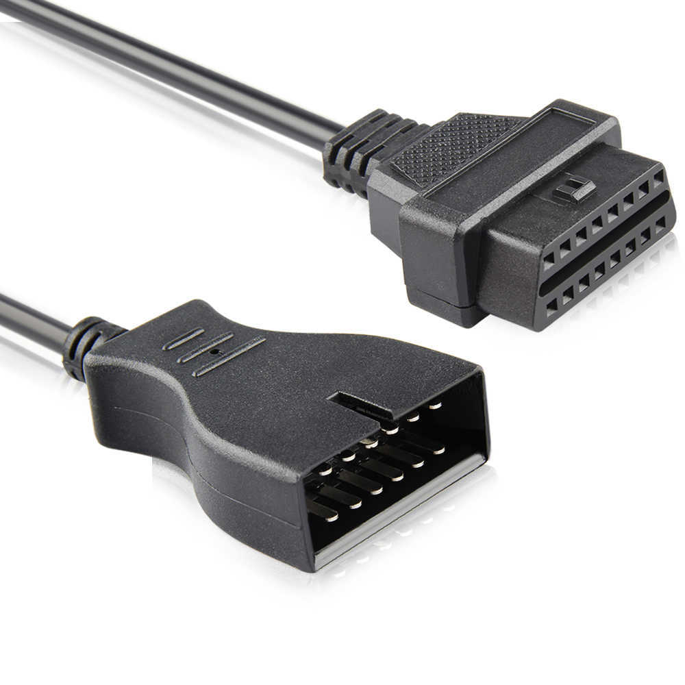 Nowa gorąca wyprzedaż 2023 Najnowsze złącze OBD 2 OBD2 dla GM 12 -PIN Adapter do 16pin Kabel diagnostyczny GM 12Pin dla pojazdów GM Darmowa wysyłka