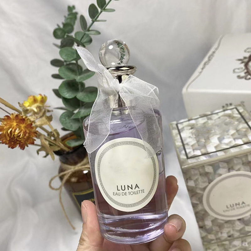 여성을위한 향수 Luna 클래식 항생제 탈취제 100 ml EDT 스프레이 천연 숙녀 Cologne 3.4 fl.oz eau de wideette 오래 지속되는 향기 선물 선물