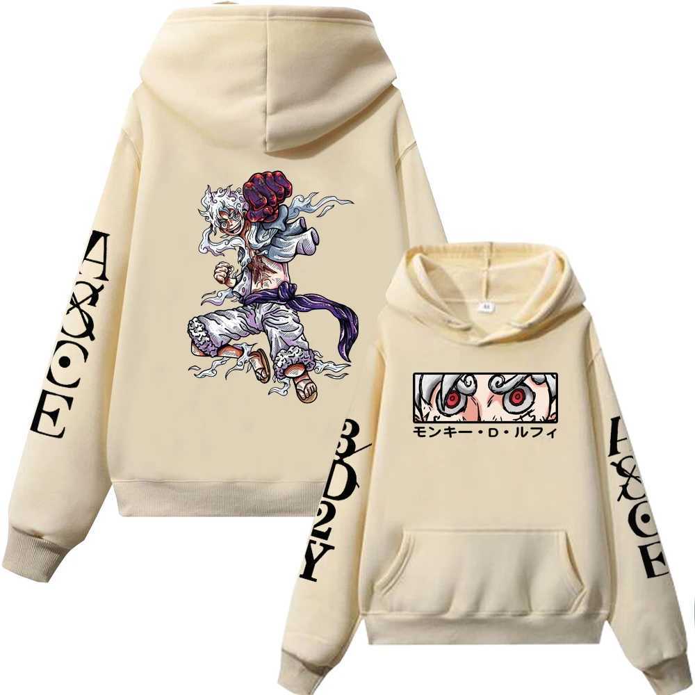 Sweats à capuche pour femmes Sweats à capuche Anime Luffy Sweats à capuche Harajuku Hip Hop Homme Femme Streetwear Grande taille Sweat à capuche Automne Hiver Harajuku Sweat à capuche à manches longues