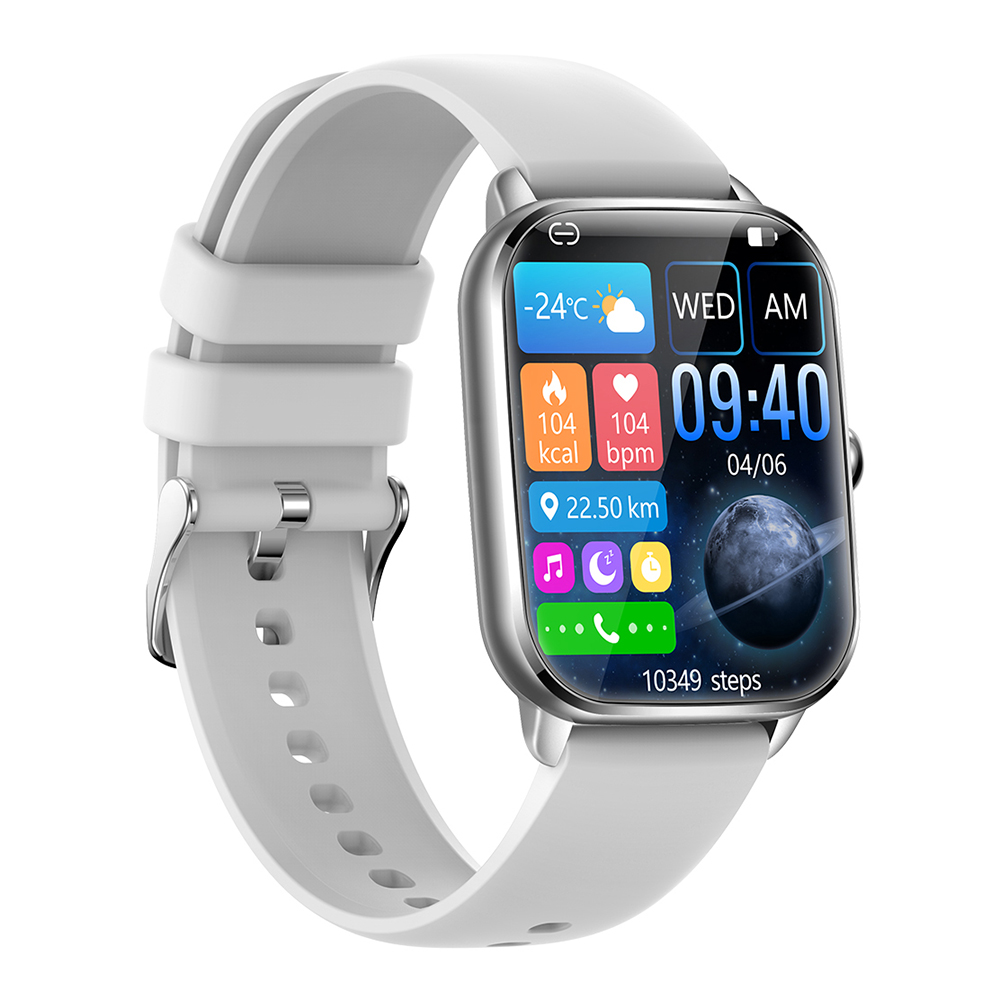 Smartwatch HD écran tactile couleur 240 * 280 résolution BT appelant IP67 étanche montre intelligente de sport adaptée pour Android iOS