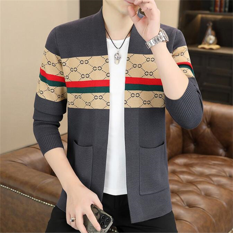 Luxury Mens Womens Designer 2023 New Fall Winter Brand Luxury Fashion Knit Cashmere Cardigan Sweater Korean Style Mens Trendy Cardigans Jacket Men Clothes