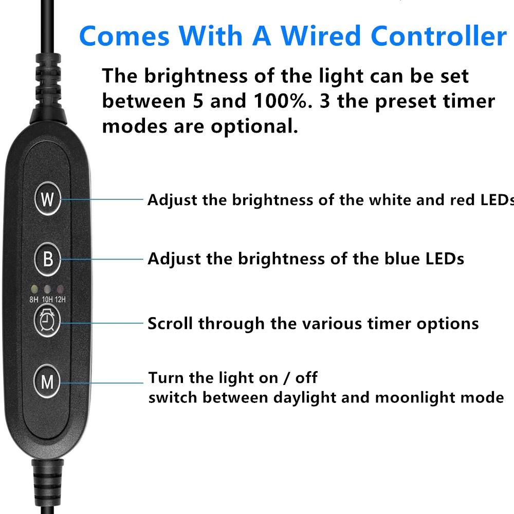 Illuminazione NICREW SlimLED Lampada illuminazione acquari piante Lampada acquario dimmerabile a spettro completo con timer la crescita delle piante negli acquari d'acqua dolce