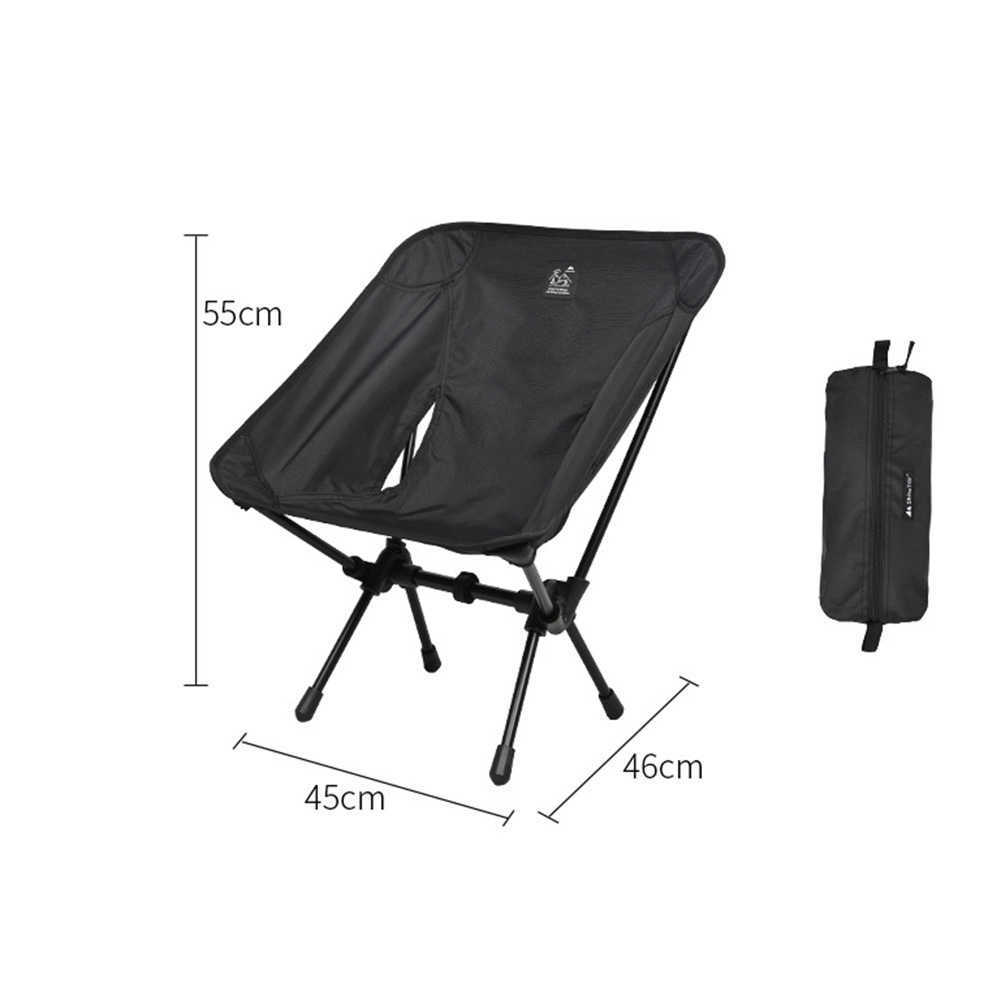 Muebles de campamento Silla de camping plegable de aleación de aluminio ligera y desmontable portátil para asiento de picnic al aire libre Silla de pesca en la playa