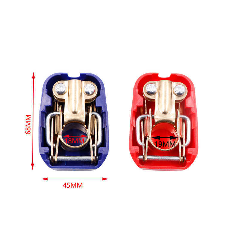 1 para dodatnia ujemna elektroda szybkie zwolnienie szybkie złącze Złącze zaciski akumulatorów akumulatorów samochodowych akcesoria samochodowe