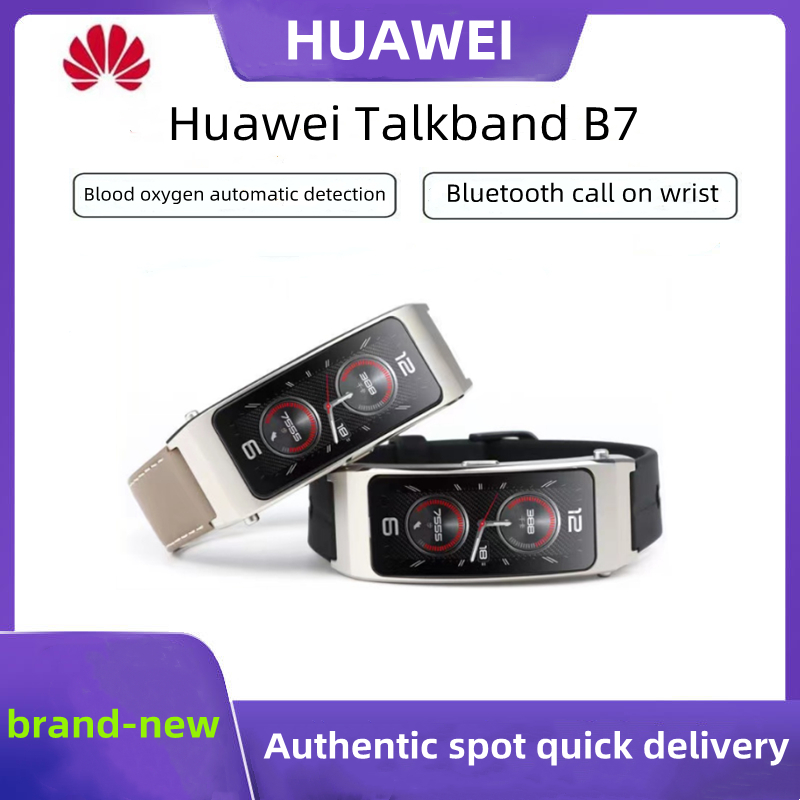 Talkband B7 Auricolare Bluetooth Due in uno Frequenza cardiaca Sonno Sport Telefono Smartwatch adulti Impermeabile Business