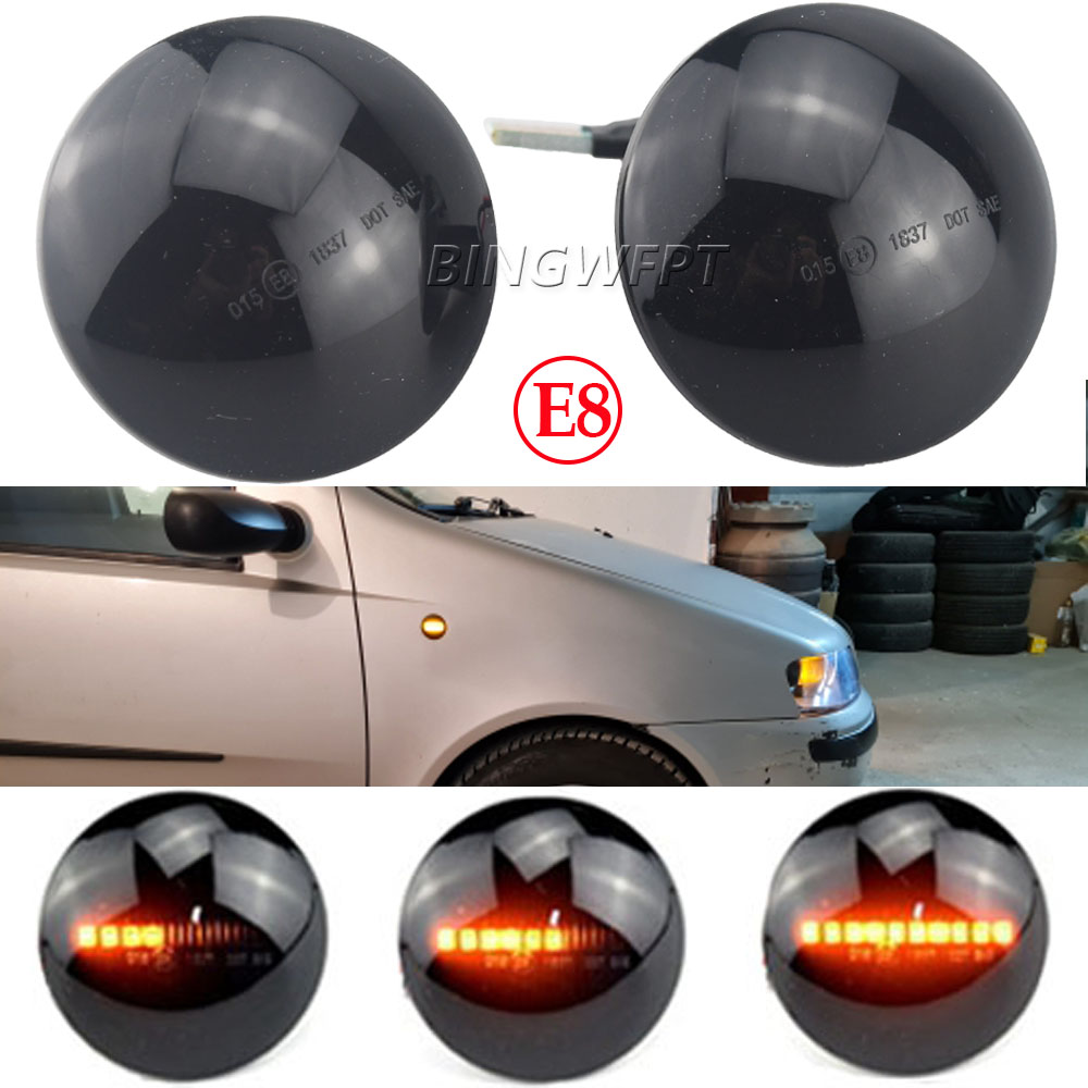 2 lentes transparentes LED luz marcadora frontal âmbar para Land Range Rover MK III L322