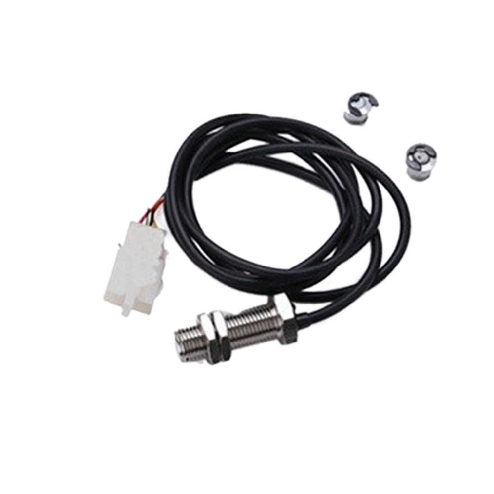 1x Cabo do sensor + fios de ímã 2x para motocicleta Digital ATV odômetro Speedômetro Tacomômetro Acessórios Parte Substituição