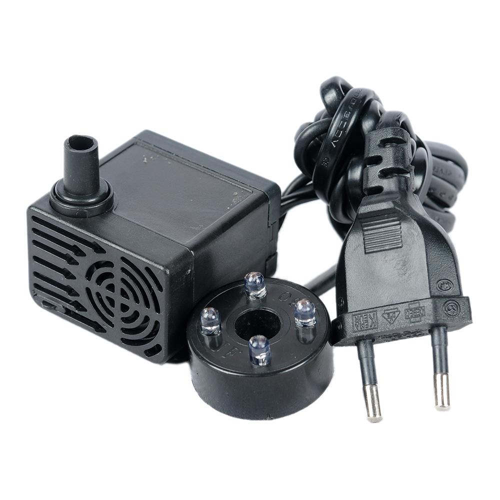 Pumps Aquarium 220V 5W EU Plug Submersible Water Pump LED Fish Tank Fountain Fish Pond Tank Aquario Water Pumps Fish Aquatic Pet Tool