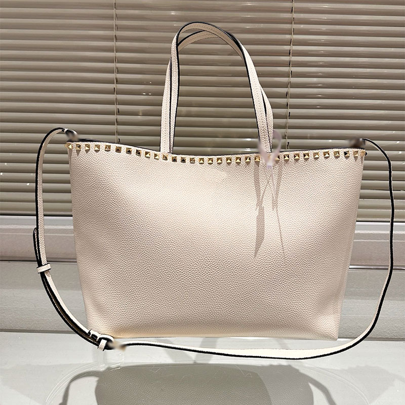 Borsa stilista Premium Elegante pendolare casual incontri tutti disponibili nella dimensione 35X29 Borsa tote rivettata Borsa a tracolla a mano