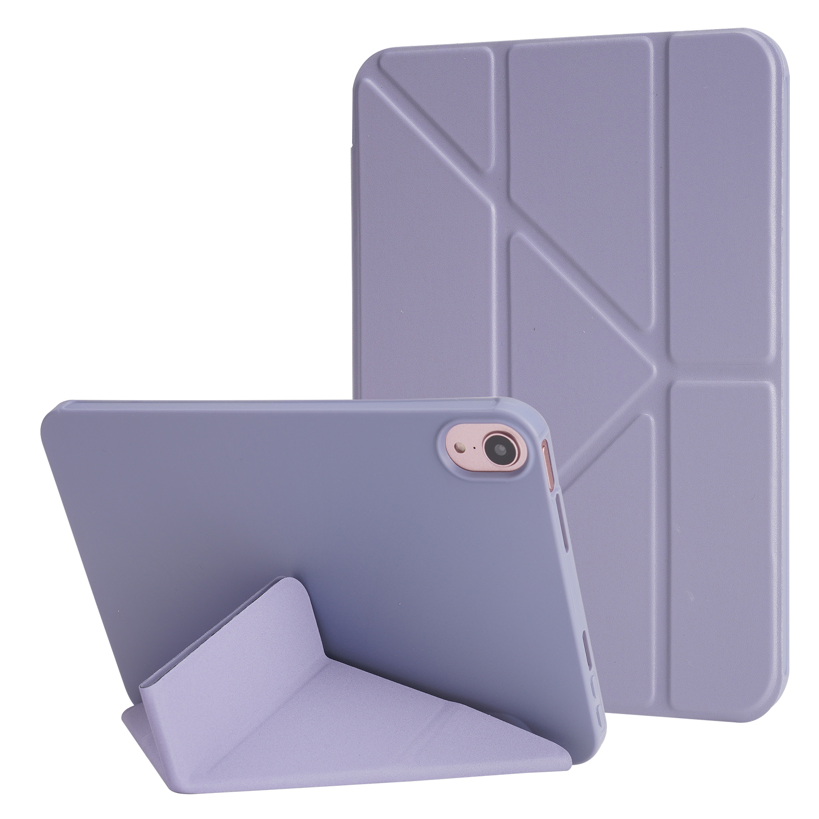 För iPad 9.7 Air 1 2 Case Pu Leather Silicone Soft Back Cover för iPad 10.9 Air 4 5 mini 1/2/3/4/5/6 AIR 3 10.5 11 12.9inch 10.2 7th 8th 9th 9th