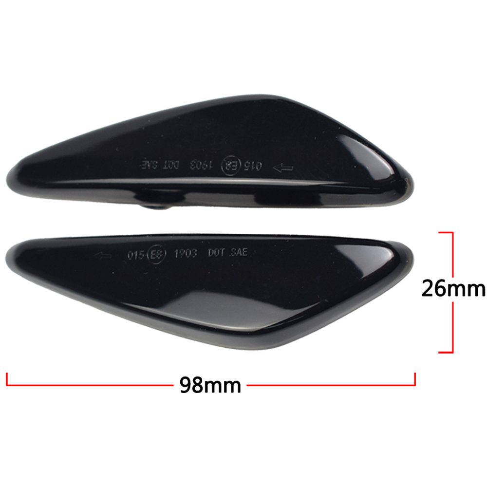 LED Side Repeater Marker Turn Signal Indicator Flasher For Mazda 6 Mazda6 GH Mazda5 CW Premacy RX-8 MX-5 Fiat 124 Spider