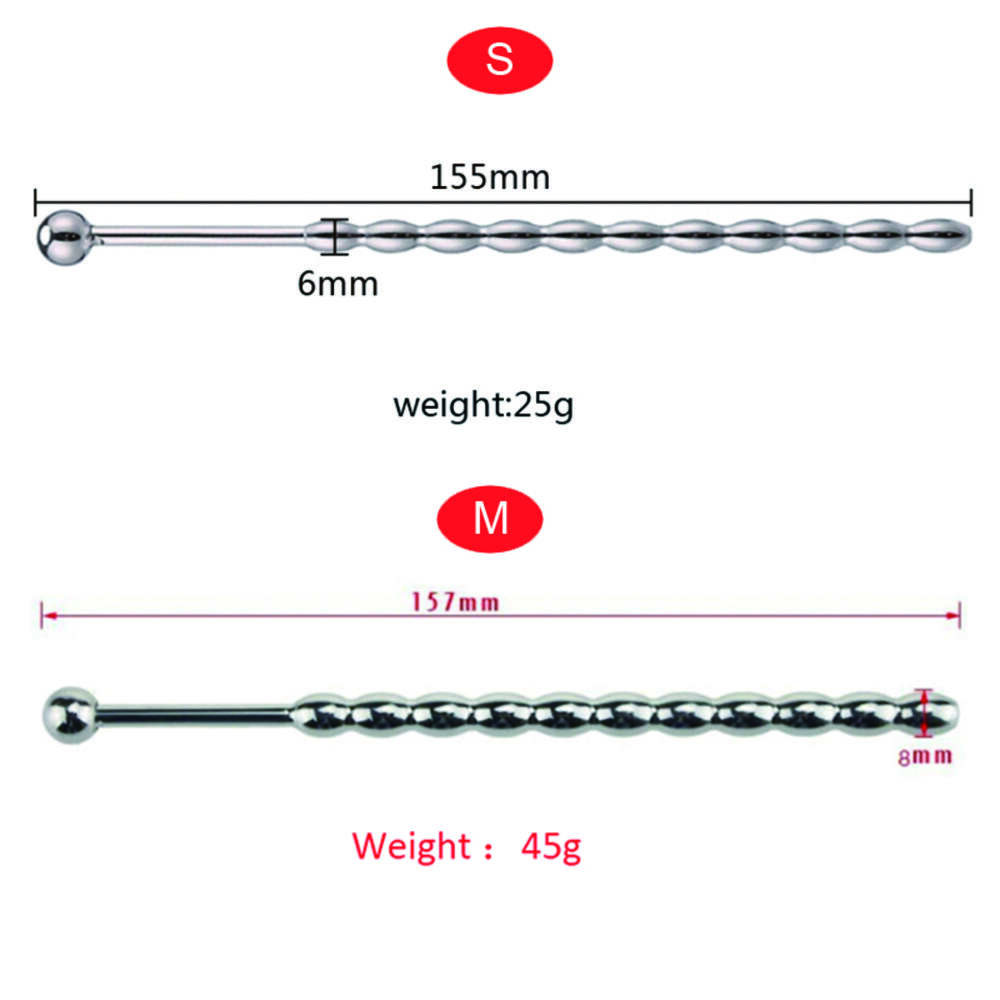 Seksspeeltje Massager Mannelijke Roestvrijstalen Urethrale Plug Klinkende Penis Urethra Stimuleren Staaf Speelgoed voor Mannen