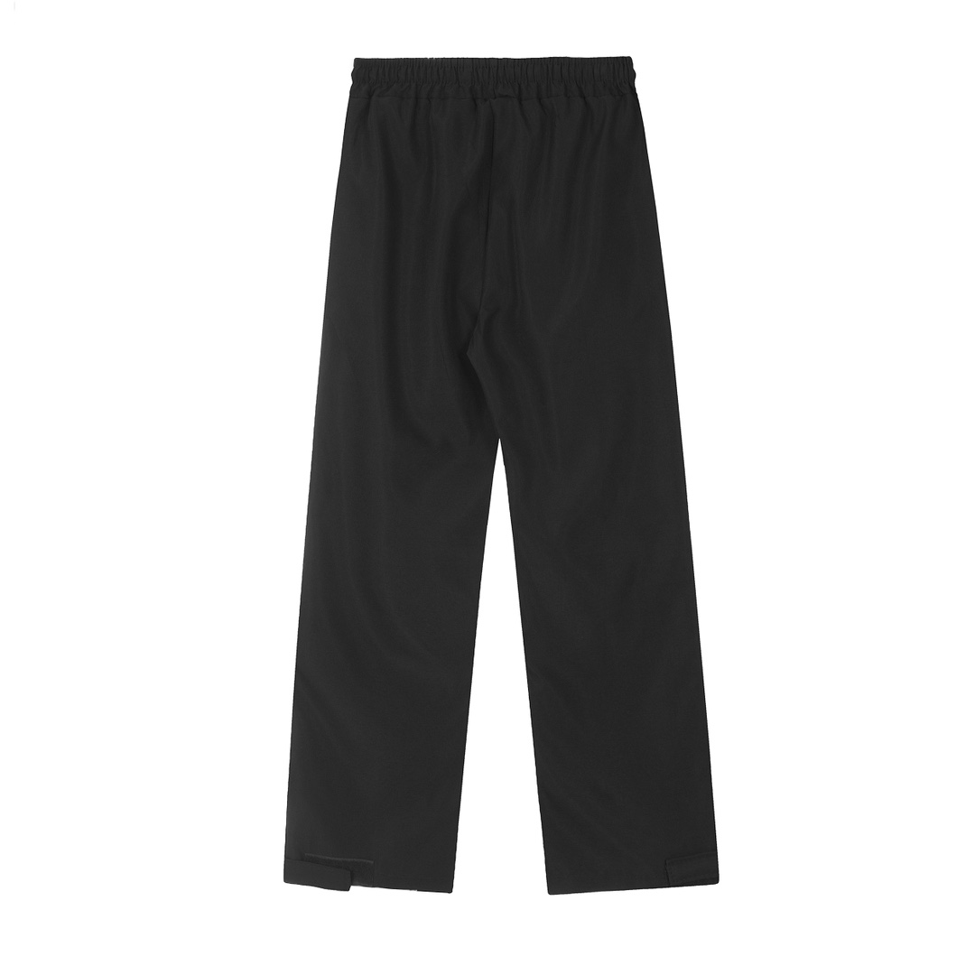 Pantalons pour hommes plus pantalons cargo en polaire High street américain droit fonctionnel coupe-vent sport épaissi pantalon de tempête de neige hiver