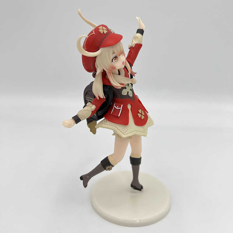 Artes e artesanato 16 cm de genshin impacto klee anime figura genshin impacto paimon ação figura qiqi/keqing/hu tao coleta de figurina modelo brinquedos y23