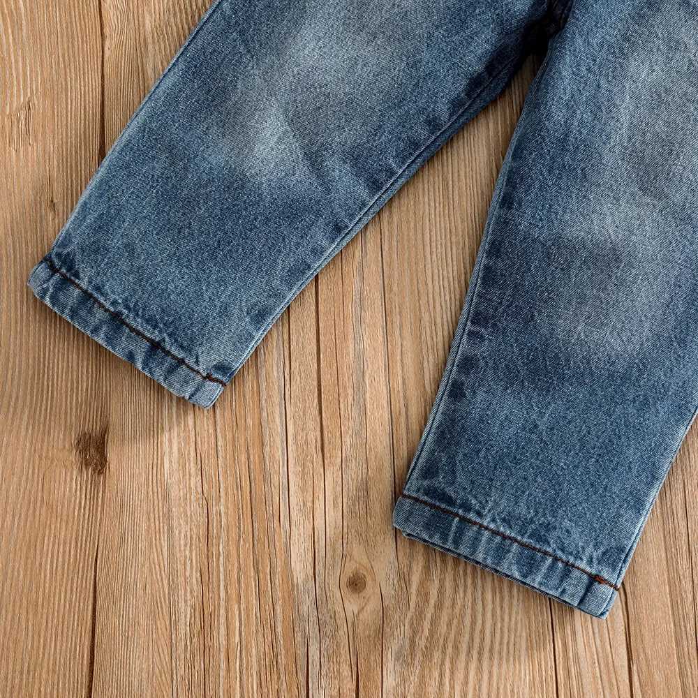 Ensembles de vêtements 0-24 mois printemps automne nouveau garçon fille et enfant en bas âge éléphant haut décontracté mignon imprimé jean ensemble