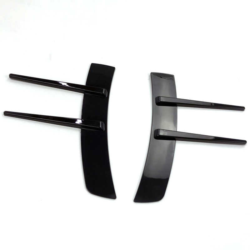 2 stks voor bumpers lip voor Benz A-Klasse A180 A200 A220 Air Vent Trim Spoiler Canards Splitter Auto Styling Accessoire