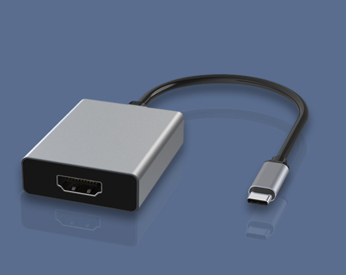 USB C naar HDMI-compatibele adapterkabel Type C 4K USB 3.1 HDTV vrouwelijke converter voor telefoon PC Laptop