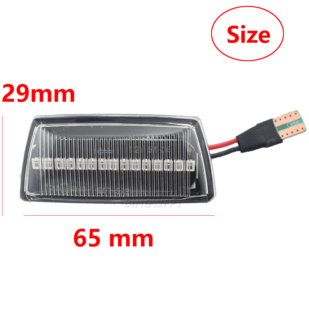 Opel Insignia Astra H Zafira B Corsa d Insignia ab for Chevrolet Cruze LED Dyn​​amic Blinker Turn Signal Light Side Marker Lamp