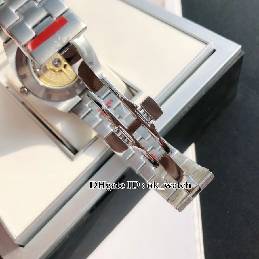 GDF Nytt utomlands 4500V/110A-B126 MIYOTA 8215 Automatisk herrklocka 41mm Silver Dial Rostfritt stål Armband Datum Lysande herrar Sportklockor 5 färger