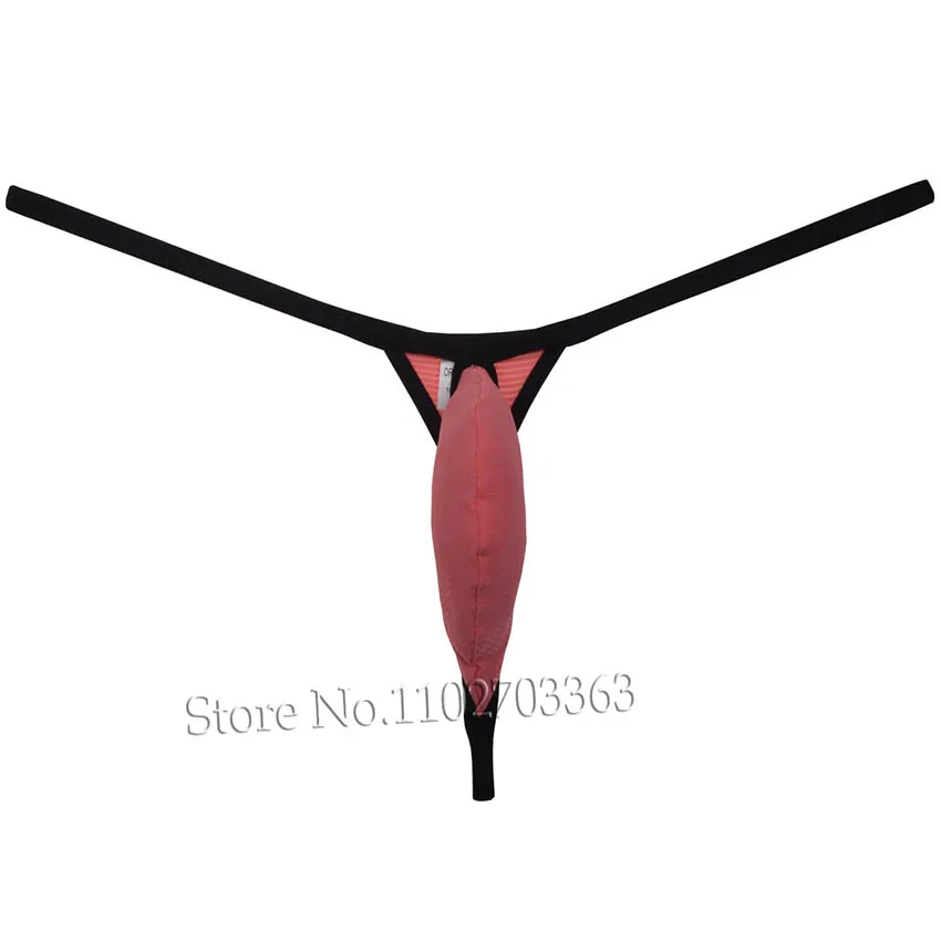 Hommes larme pochette G cordes tongs Mini effronté t-back Sissy rayures glace soie Tangas Hombre Mankinis jockstraps