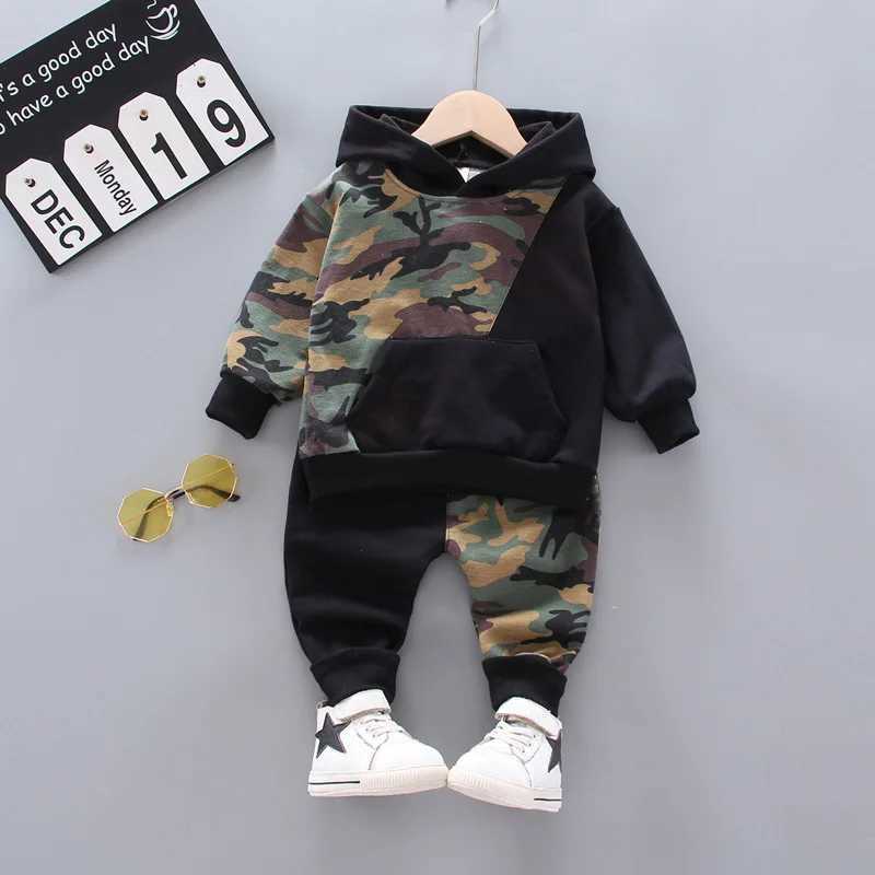 Clothing Sets Kids Casual Suits Baby Warm Outfit Toddler Crew Neck Long Sleeve Sweatshirts Trousers Set New Boys Tracksuit Years R231127