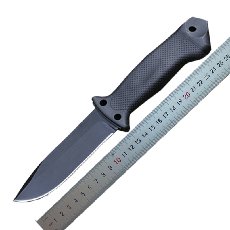 LMF II выживание Прямой нож AUS-8 Titanium Covert Point Blade Blade ручка FRN Наружное фиксированное лезвие тактические ножи с кидексом