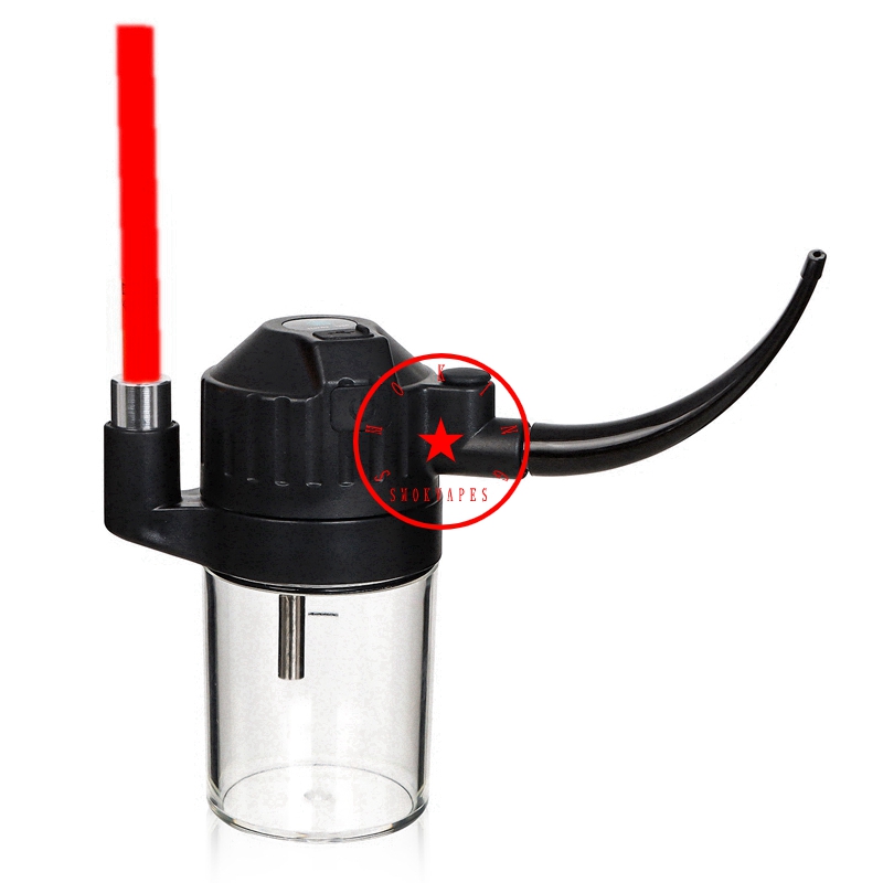 Nuovo stile nero USB elettrico narghilè kit fumo tubo dell'acqua gorgogliatore bong tubi secco erba tabacco filtro portasigarette tubo portatile rimovibile viaggio DHL