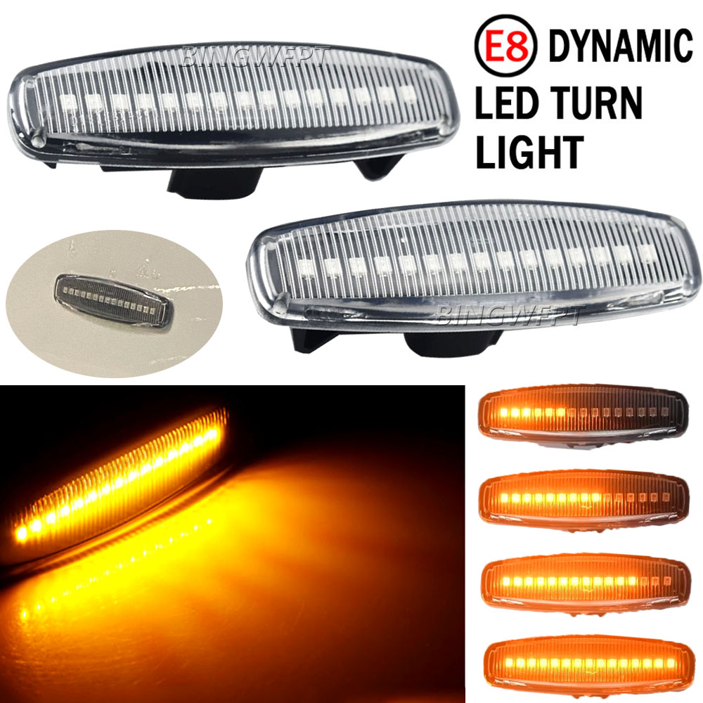 2 stücke LED Dynamische Seite Marker Blinker Lichter Für Infiniti EX25 EX35 EX37 FX30d FX35 FX37 FX50 G25 G35 g37 JX35 M25 M35 M37