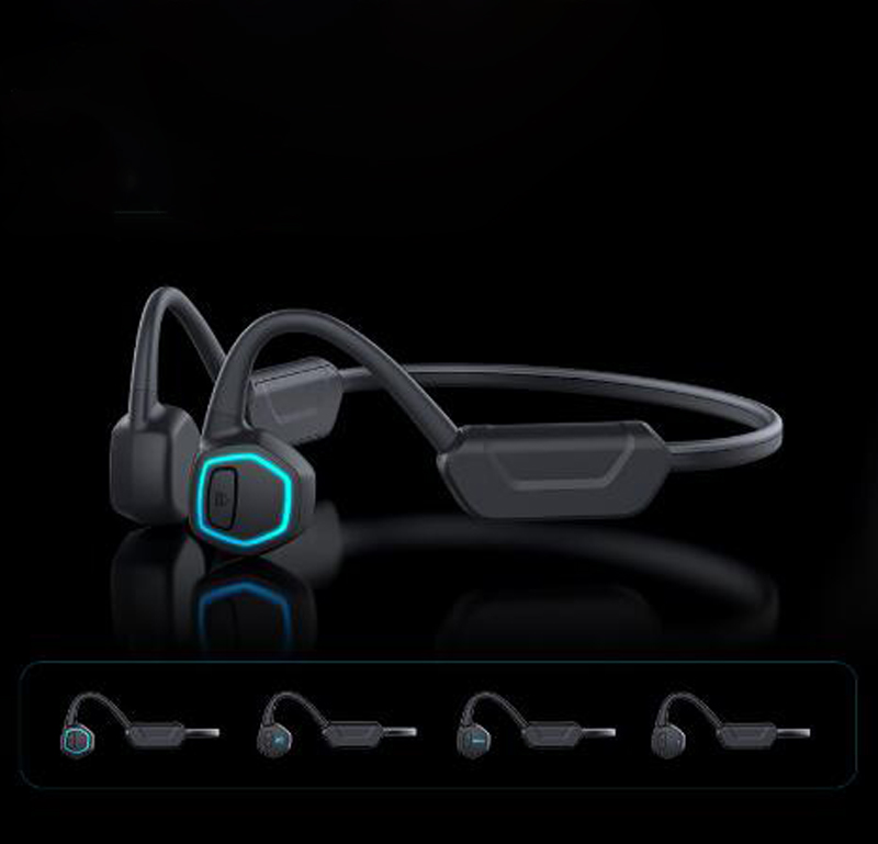 X15 Bone Conducting Bluetooth TWS Hörlurar Open-Ear Trådlös IPX8 Vattentät simhuvudet 32G Memory Phone HiFi Earphone For Sports Gym Running Driving Game