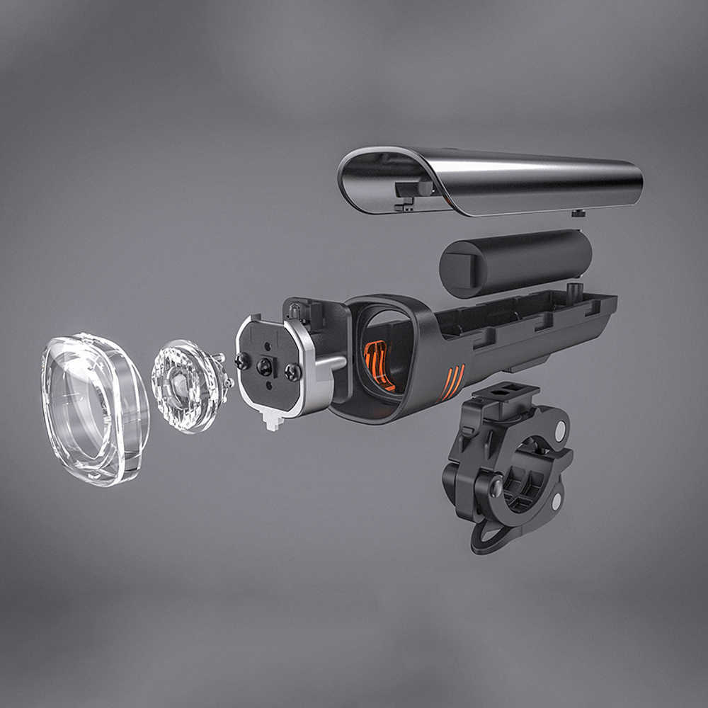 Luces para bicicleta Linkbest Luz para bicicleta a prueba de lluvia USB recargable LED 2200 mAh lámpara frontal faro aluminio ultraligero linterna bicicleta luz P230427