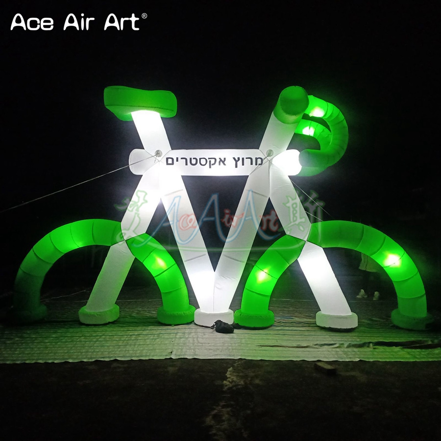 6mL or Custom Inflatable Bike Inflatable Bicycle Model for Advertising Promotion