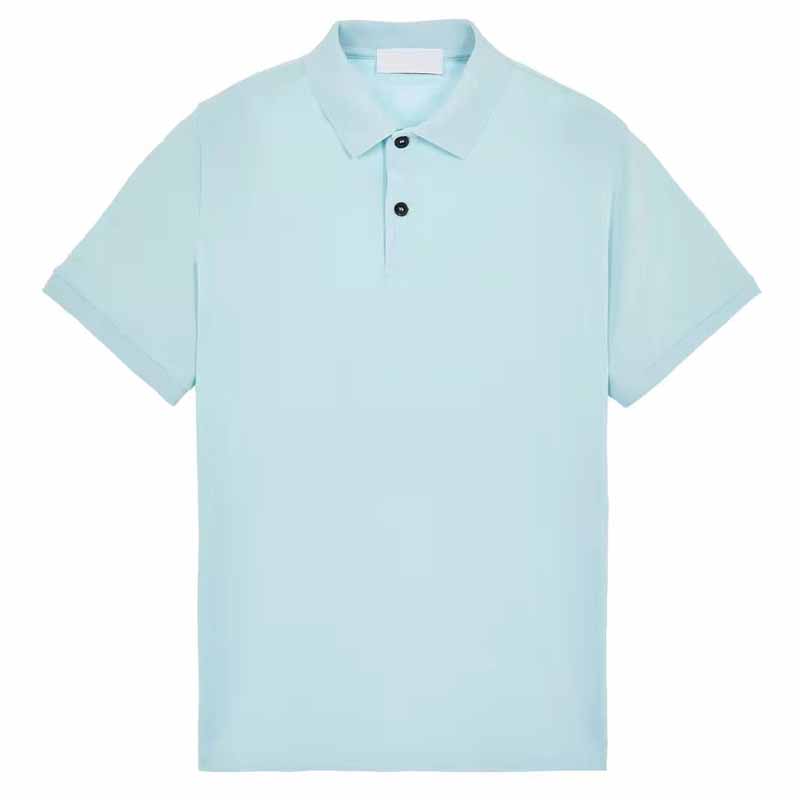 Męska zwykła koszula polo marka mody T-shirt męskie letnie klapy Business Casual Polo Polo Wygodne kolorowe kolory z krótkim rękawem T-shirt t-shirt topstoney 1807##
