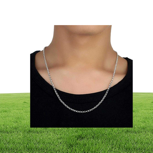 Puur zilver 3 mm dik o linkketen S925 ketting trui ketting sterling 925 zilveren sieraden Q0604705494444