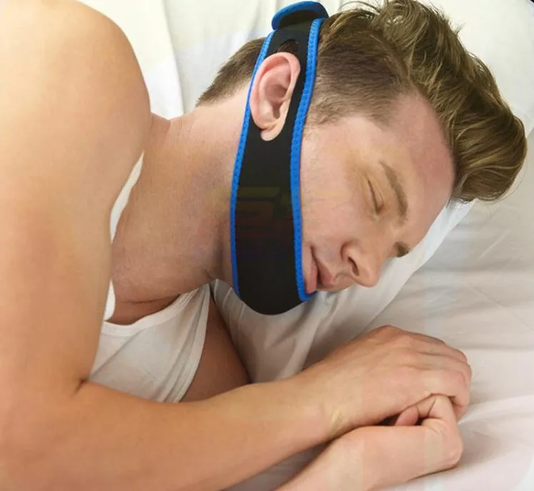 Anti Snoring Chin Strap Neoprene Stop Snoring Chin Support Belt Anti Apnea Jaw Solution Sleep Device 2017 New