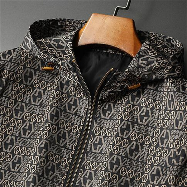 2023 Новый стиль, роскошная дизайнерская мужская куртка с капюшоном, осенне-зимний стиль, пальто с длинным рукавом, модная куртка на молнии с алфавитным принтом, дизайнерская куртка, азиатский размер M-5XL