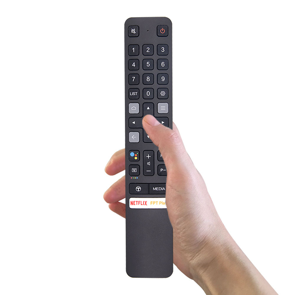 RC901V FMR1 Bluetooth Voice Remote Controlers para TCL Android 4K LED Smart TV RF com aplicativos Netflix YouTube