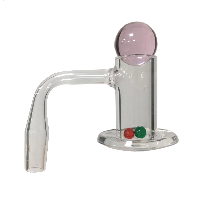 Blender Stil Quarz Banger Nagel Set Bodenplatte Tablett mit Ball Carb Cap und Spinner Terp Pearl Bead Bangers 14mm 90 Grad Rigs für Wasserpfeifen Bubbler Wasserpfeifen Bongs