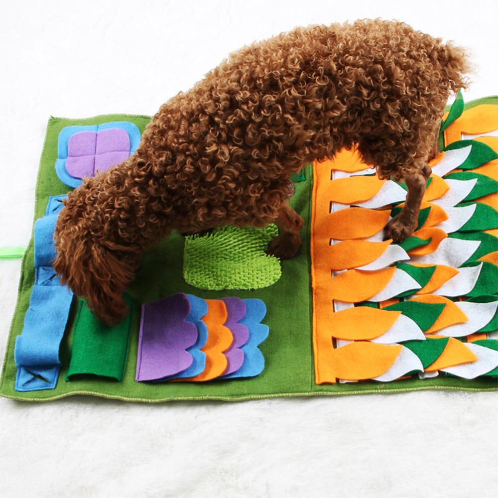 Zabawki pens pies wąż puppy szczeniąt wąchanie kocowe podkładka interaktywna żerowania zabawki nos nosowy zabawka