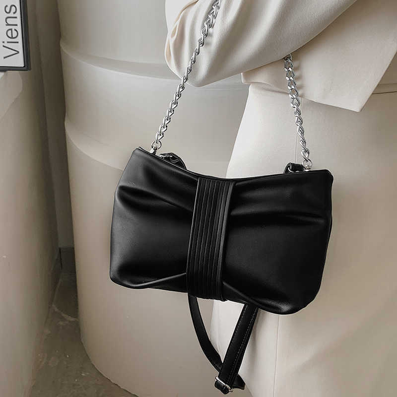 Bakken modeketen okselzak voor vrouwen merk boog handtas nieuwe schoudertas luxe portemonnees en handtassen ontwerper crossbody tas satchel