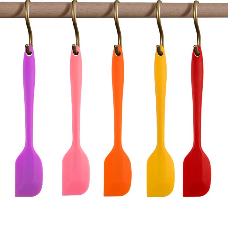 Ustensiles de cuisine 8 pouces spatules en silicone spatule en caoutchouc résistant à la chaleur sans couture antiadhésive grattoirs flexibles cuisson mélange outils de cuisine SN5227