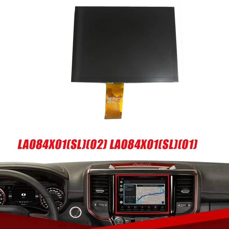 Marchio DHL/FEDEX gratuito il nuovo display LCD da 8,4 pollici LA084X01SL01 LA084X01-SL01 LCD con digitalizzatore touch a condensatore jeep Dodge auto DVD navigazione GPS