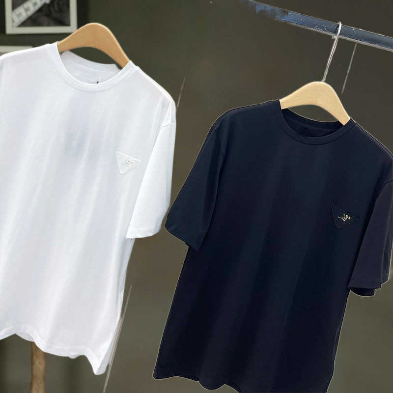 Abbigliamento da donna firmato 20% di sconto sulla camicia Estate 2023 Etichetta della maglietta a maniche larghe con lettera della decalcomania