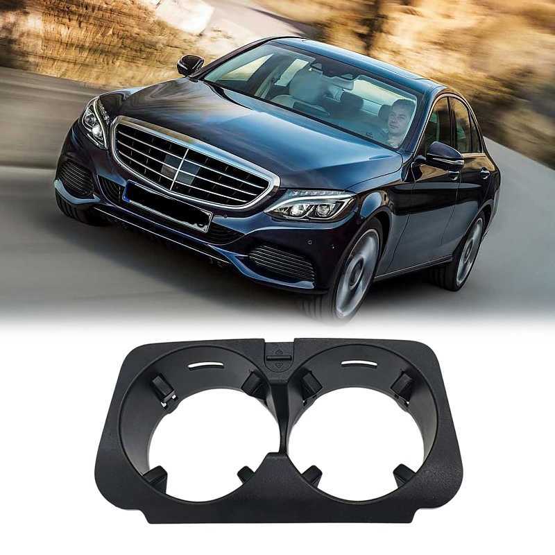 Uppgradera bilcenterkonsol Storage Box Tray Drink Cup Holder Telefon Organiser för Mercedes för Benz C E Class W205 W213 X253 Biltillbehör