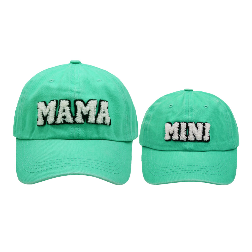 Förälder barn mamma hatt justerbar baseball cap snäpp mössa för mor barn dotter son baby familj