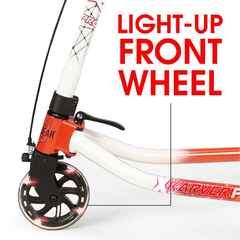 Kick Scooters x Karver Pro Light-Up 3 w 1 tryby dryfowania huśtacza dla dzieci 8 lat + unisex koparze kick