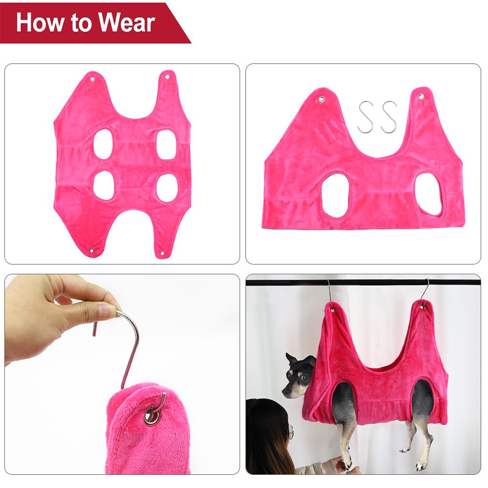 Carrier Pet Cat Grooming Hammock Helper Pet Grooming Hammock Restraint Bag Puppy Cat Grooming Nail Clip Trimning Dogs Cats Bathing Bag