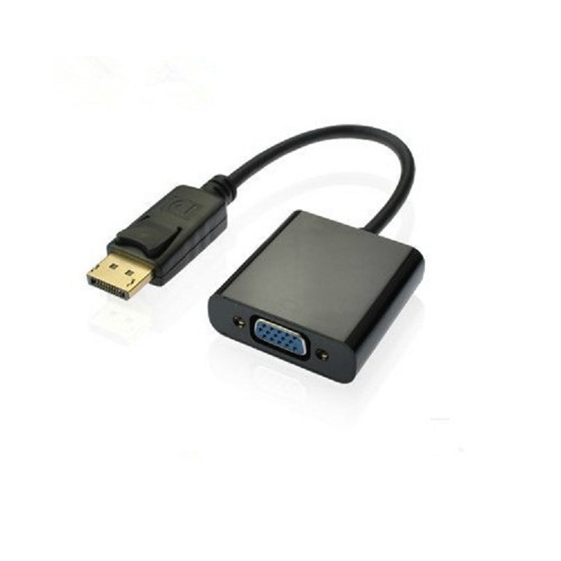 DisplayPort Порт дисплея DP-VGA Адаптерный кабель «папа-мама» Конвертерная линия для ПК, компьютера, ноутбука, HDTV-монитора, проектора с сумкой из полипропилена, новинка