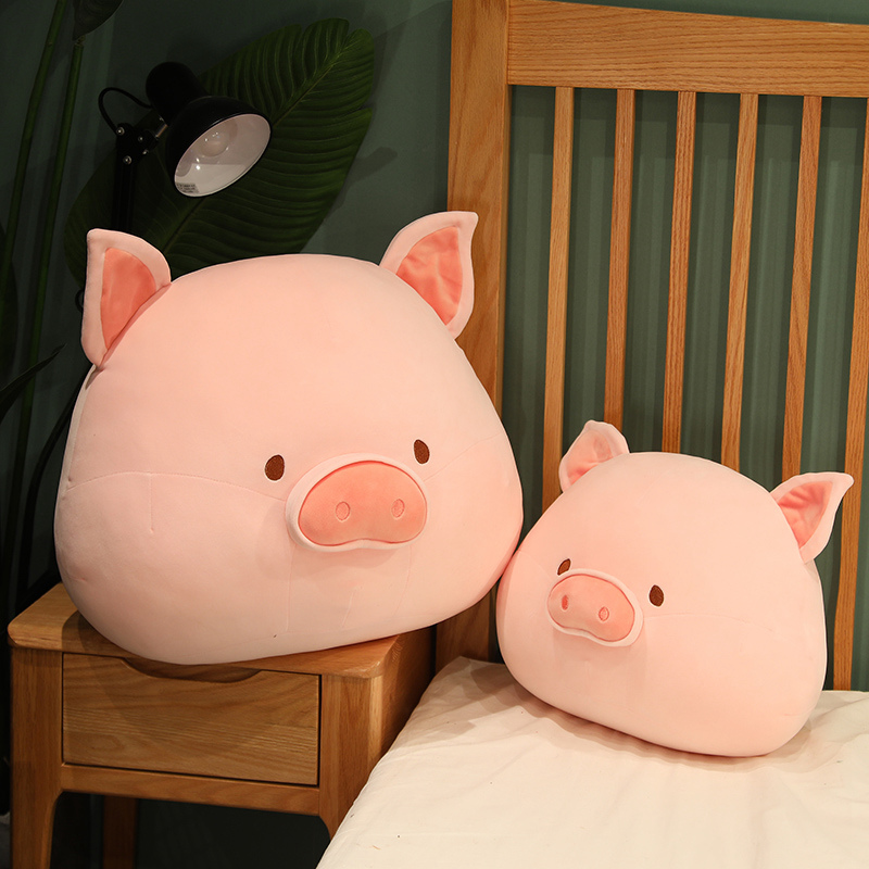 15/40/60 cm Kawaii dessin animé cochon en peluche coussin poupées en peluche cochon jouet Animal doux oreiller pour enfants bébé réconfortant cadeaux d'anniversaire LA628